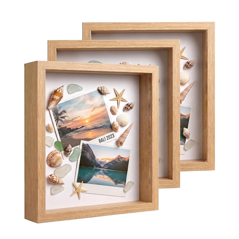 Hollow photo frame, figurine storage box, dried flower frame, DIY series, multi-size photo frames, picture frames, three-dimensional decorative ornaments Hollow photo frame, figurine storage box, dried flower frame, DIY series, multi-size photo frames, picture frames, three-dimensional decorative ornaments