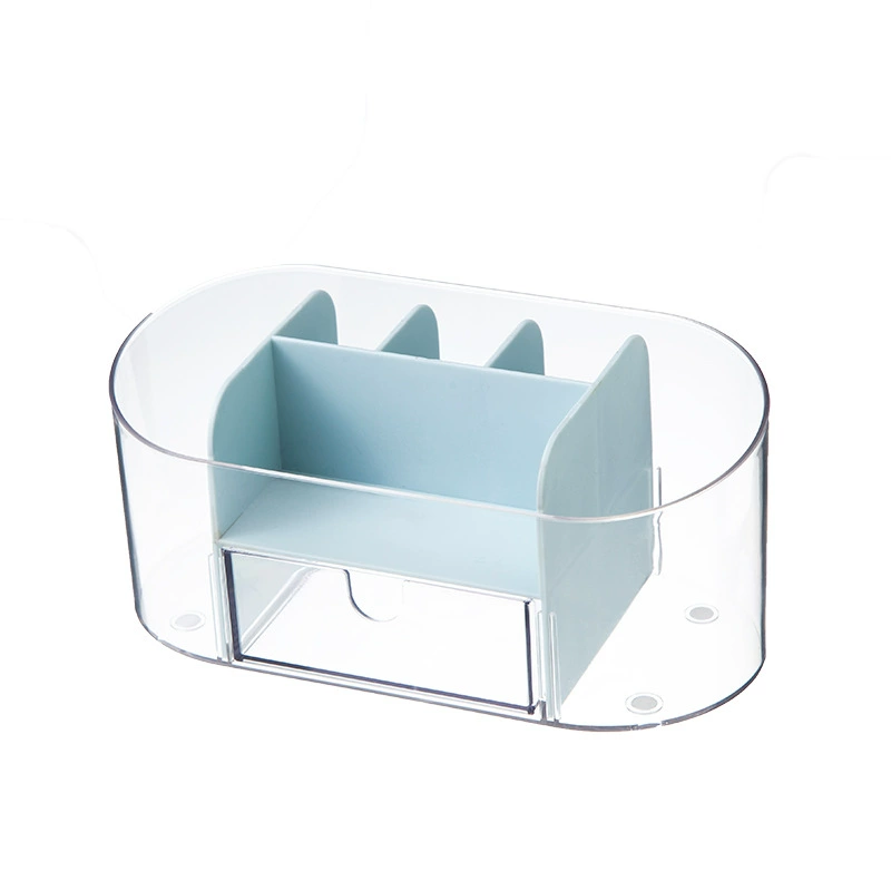 Помада, кисть, коробка для хранения, карандаш для бровей, крем для рук на столе