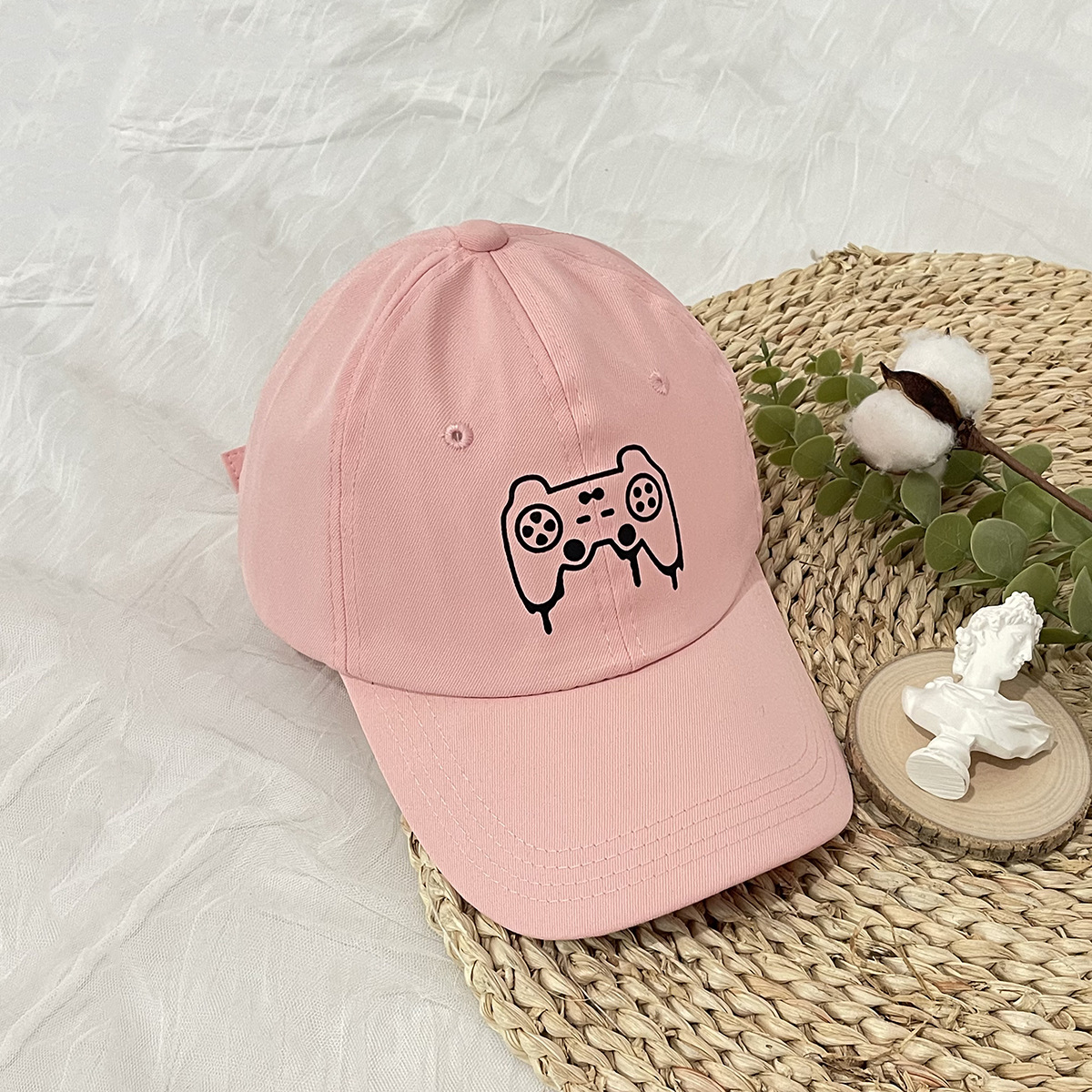 Unisex Casual ins Alle mode softtop gamepad gedruckt baseball kappe sport schatten_voghion.com