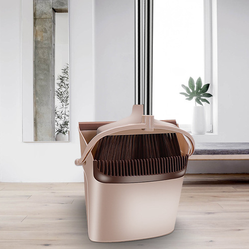 Broom set combination dustpan household plastic dust bucket broom two-piece set garbage shovel broom cleaning mop