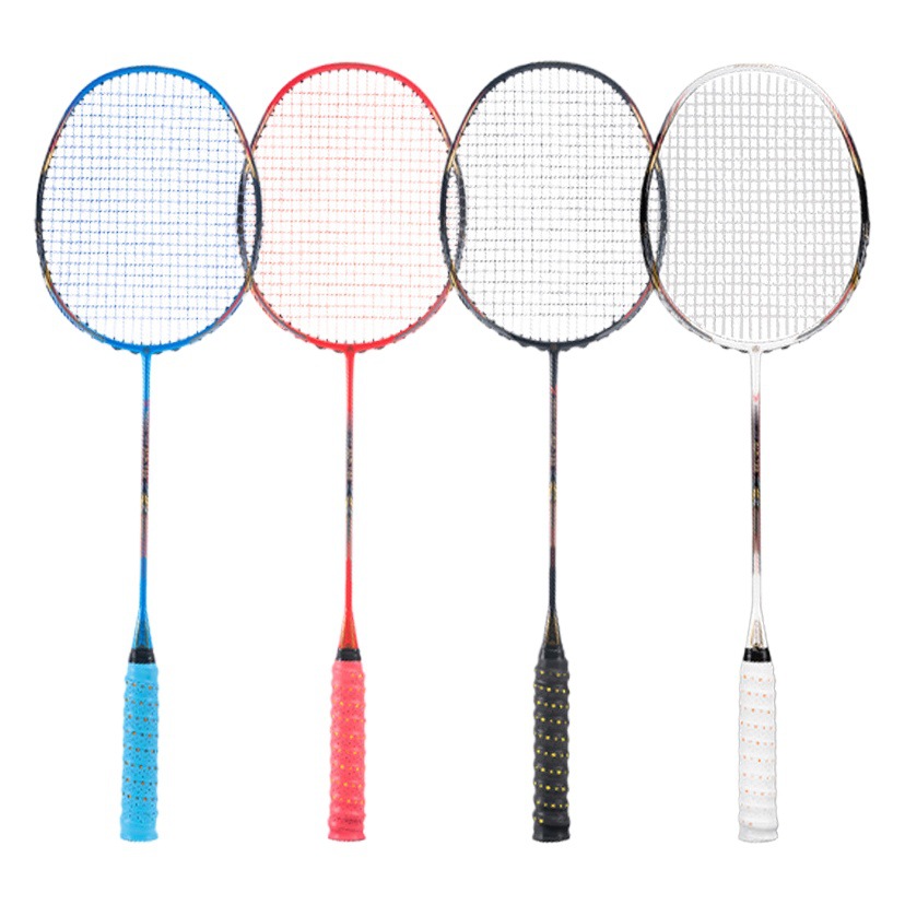 Cross-border hot sale badminton racket AIR AIR one-piece full carbon fiber 8U ultra-light offensive men and women professional durable
