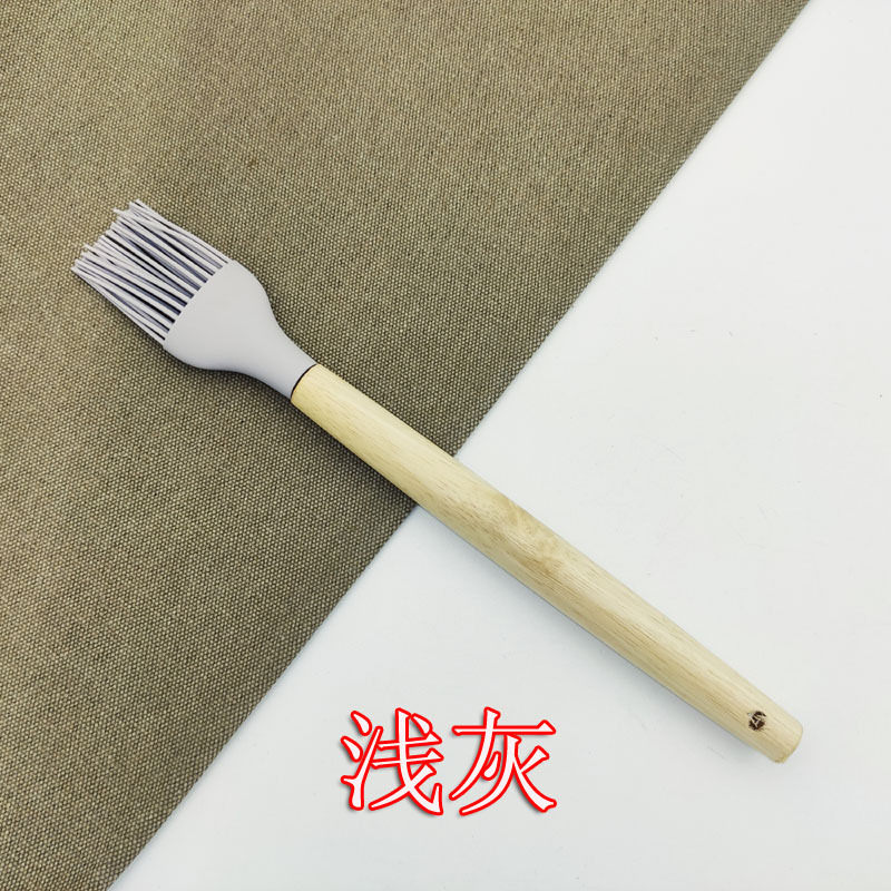 cepillo de silicona cepillo de madera cepillo de horneado cepillo de barbacoa cepillo de cocina cepillo de cocina frito asado escoba de aceite