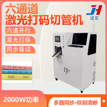 全自动六通道激光打码机 热缩管激光打标裁切一体机 打印切割设备