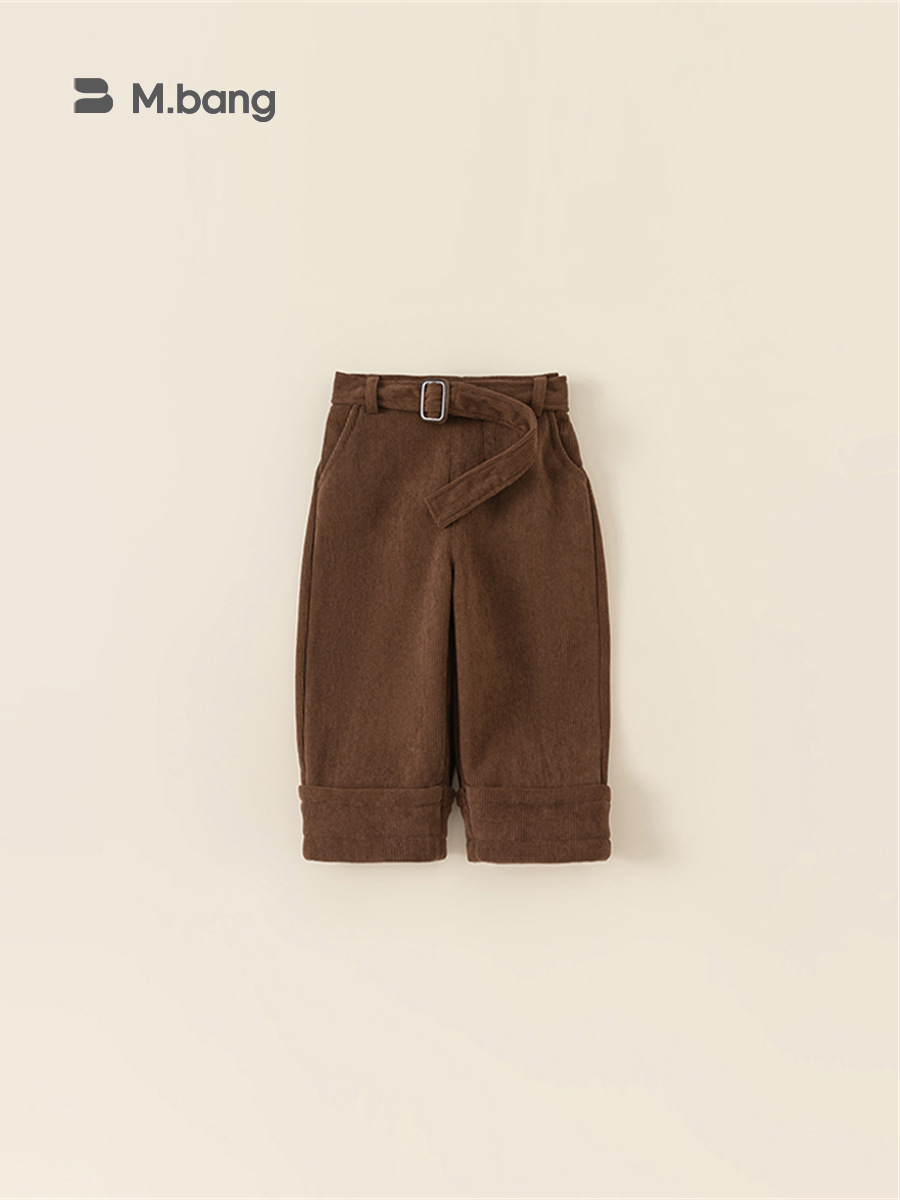 Children's velvet trousers