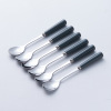 Fruit fork stainless steel, set, ceramics, fruit high quality storage system, light luxury style