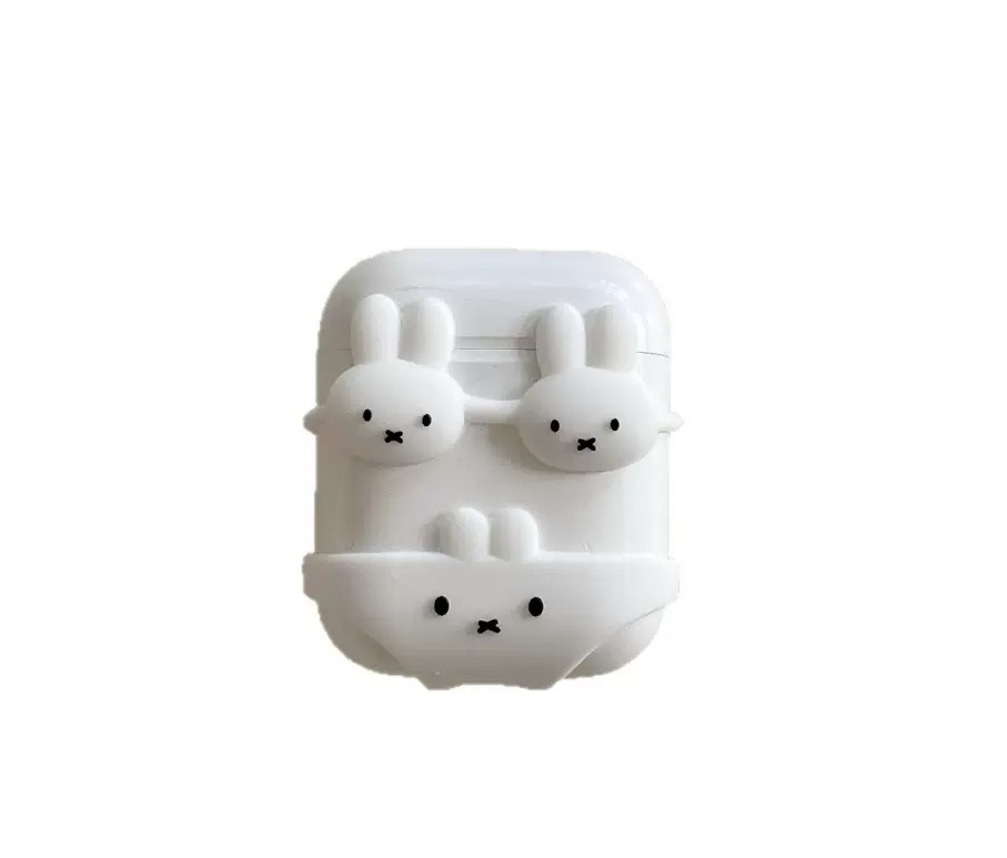Funda Protectora para Auriculares Bluetooth Apple AirPods 5 de PVC Estilo Animado