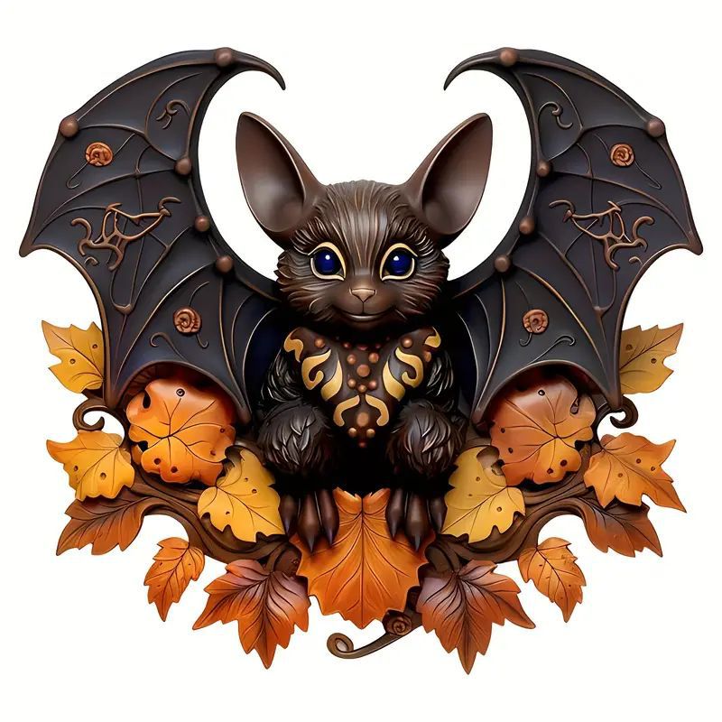 Amazon Halloween decoración de árbol de navidad adorable acrílico gato colgante de decoración de fiestas familiares colgante image 6