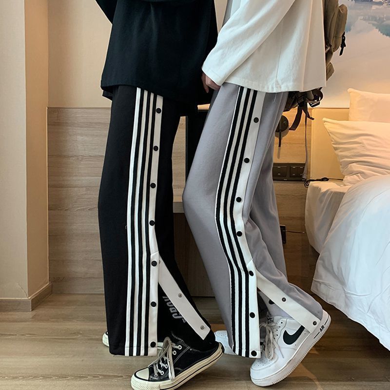 Full Open Second Off Large Size Training Twist Button Pants Male Student Button Pants High Waist New Summer Bilateral Breasted Pants for Men Full Open Second Off Large Size Training Twist Button Pants Male Student Button Pants High Waist New Summer Bilateral Breasted Pants for Men