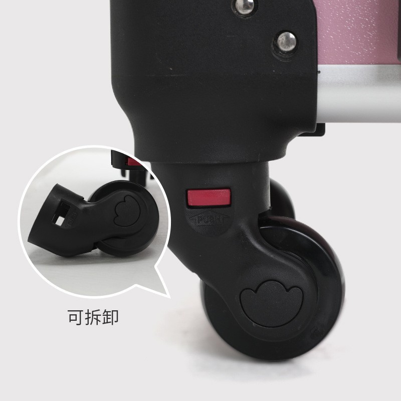 Caja de cosméticos de fábrica, maquillador profesional, caja de trolley de gran capacidad, caja de herramientas de almacenamiento especial para tatuadores de uñas con cerradura