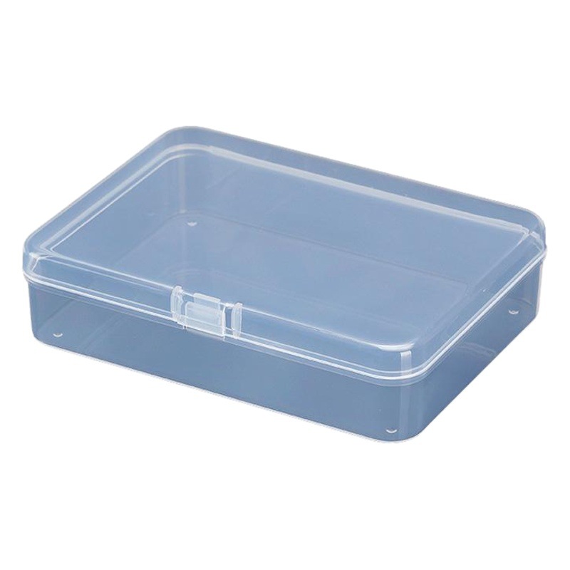Gran cantidad de en stock caja de plástico transparente de alta calidad rectangular transfronterizo hisopo de algodón universal caja de plástico caja de almacenamiento