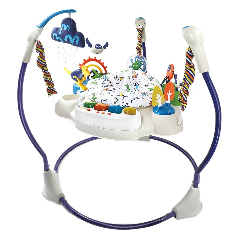 Bebé saltando silla música saltando Parque columpio silla curvada pierna bebé saltando silla bebé gimnasio equipo rack fabricante