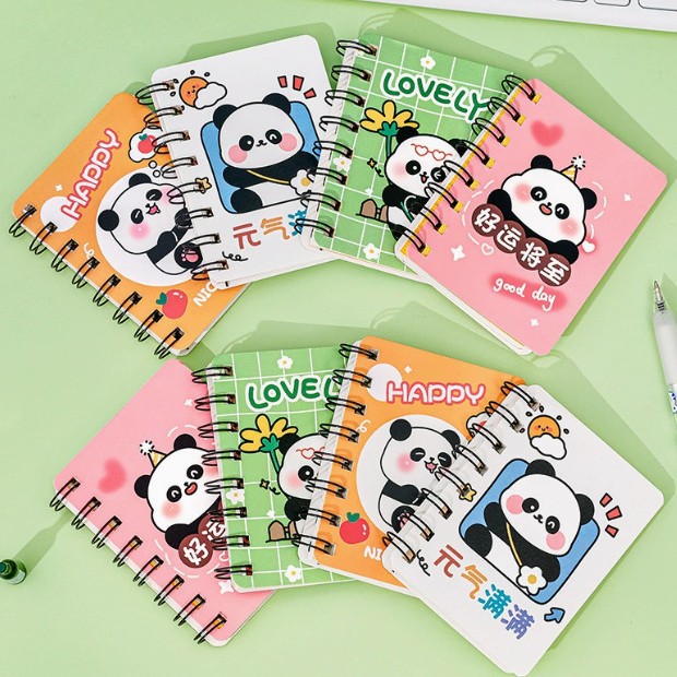 Caricatura adorable Panda Post-it - Notes Estudiantes Temporada escolar DIY Papelería Pequeños regalos de alto valor facial Paquete de regalo para niños