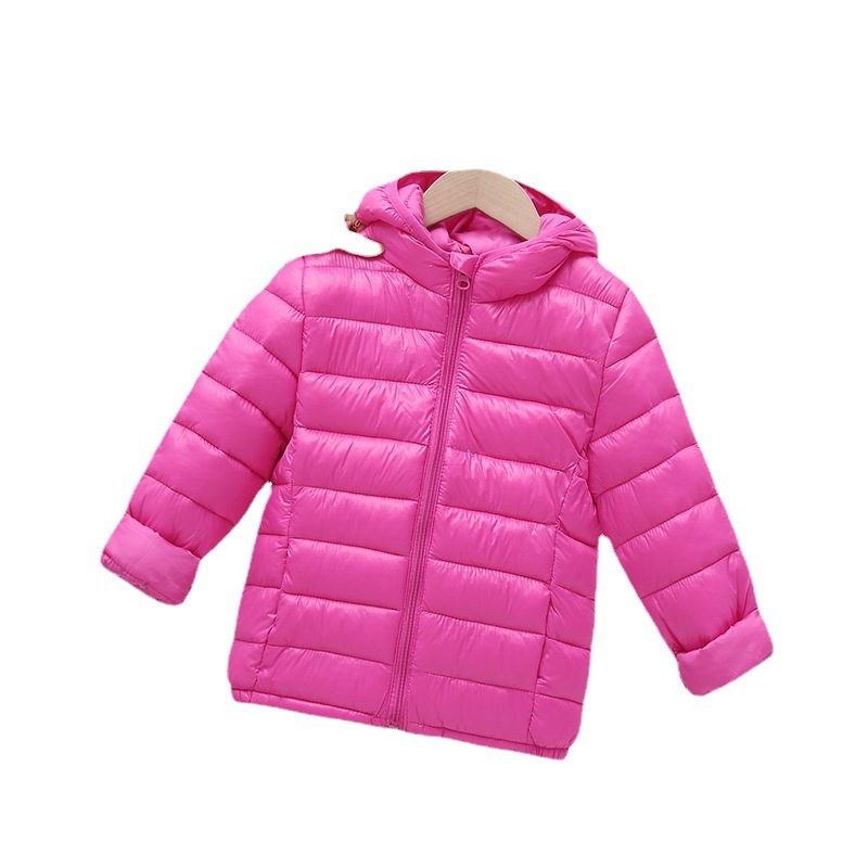 2024 Otoño e Invierno ropa para niños nueva chaqueta para niños chaqueta para hombres y mujeres mediana y pequeña para niños bebé corto casual chaqueta cálida moda