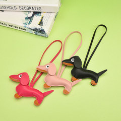ホット販売ソーセージ犬ストラップバッグアクセサリー高皮質車載ストラップ鍵ストラップ漫画犬ins