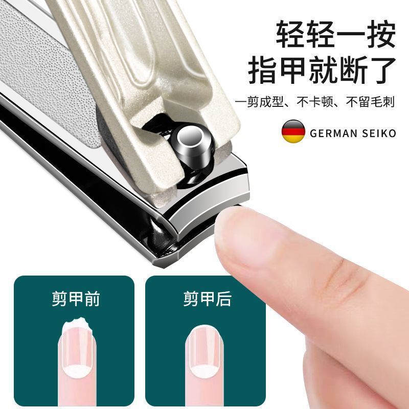 Uña de pinzas cortadora de piel muerta inclinada en stock nail polish japonés conjunto de herramientas de cortadora de uñas doméstica conjunto de trincheas