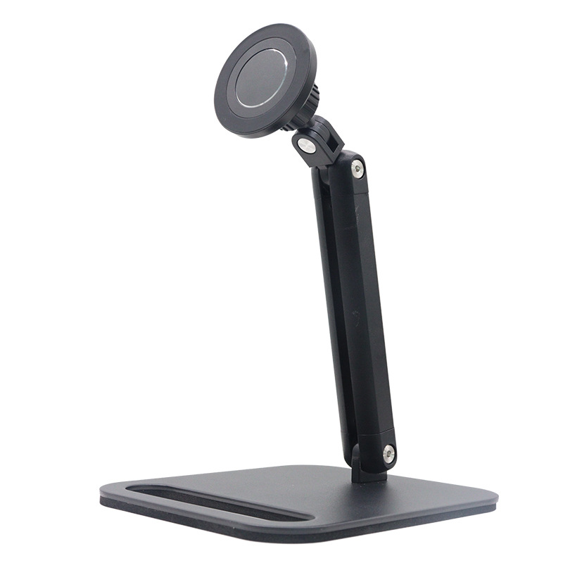 데스크탑 싱글 암 [자석 부착형] - 블랙