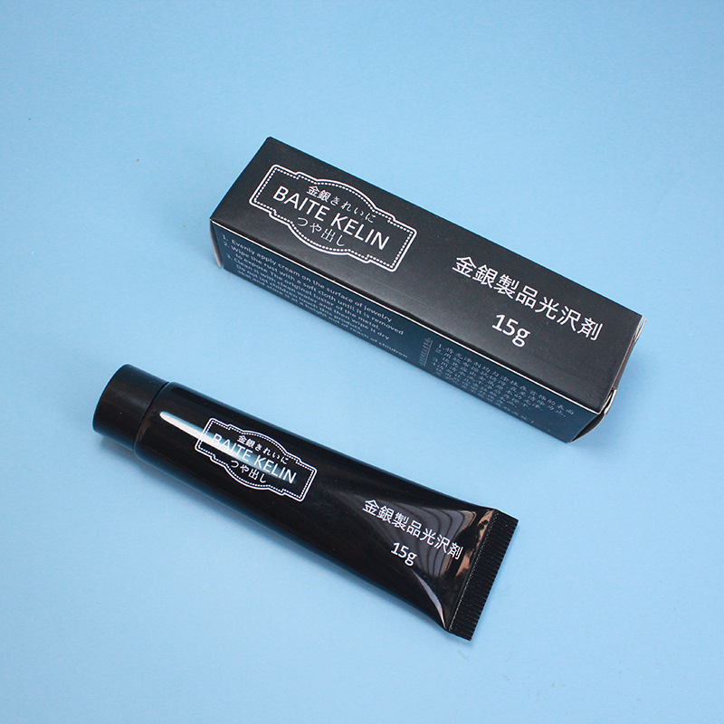 Gold and silver products polishing agent silver cream silver cleaning and tasteless jewelry decontamination brightening anti-oxidation polishing 15g