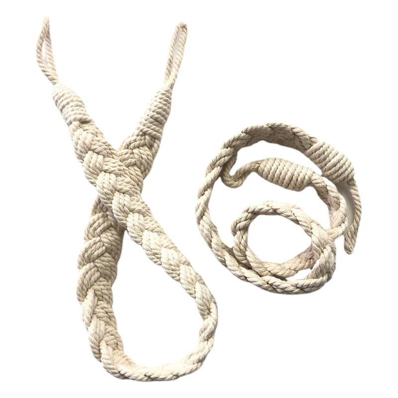 Хлопковый трехлинейный ремешок для штор, красочная Пряжка для штор ручной работы