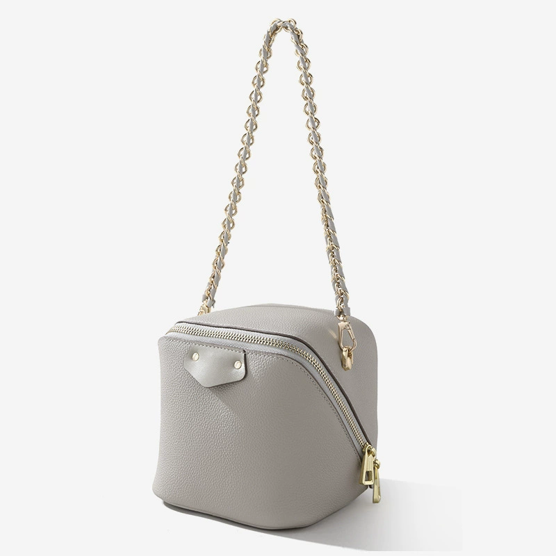 Shoulder bag, leather small bag, high-quality style, cowhide