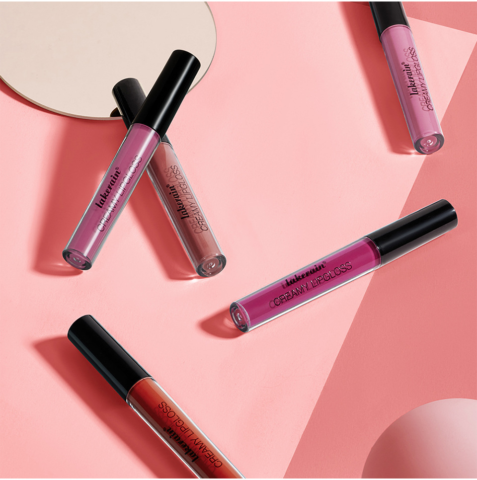 Lakerain Cross-border 8-color matte lip gloss Cream matte Lip gloss undefined