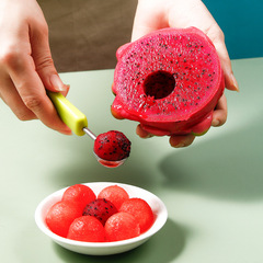 WI25水果拼盤工具套裝水果挖球器雕花瓜果挖饢器去皮三合一切西瓜