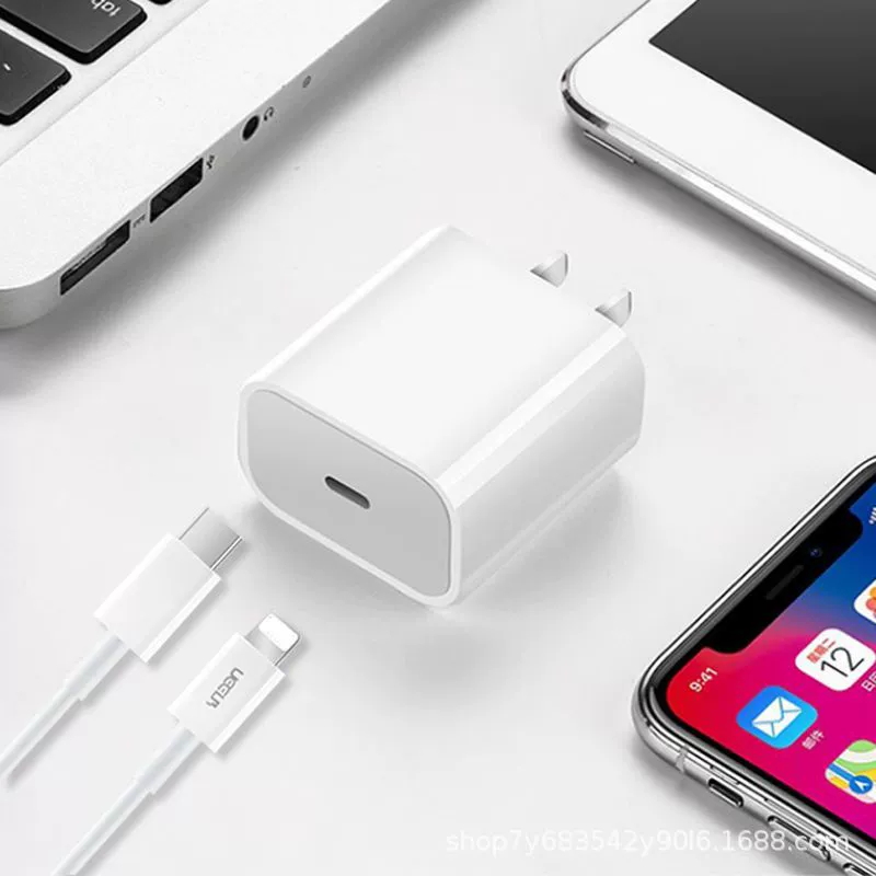 Зарядное PD 20W, совместимо с iPhone 12–16, адаптер питания USB-C