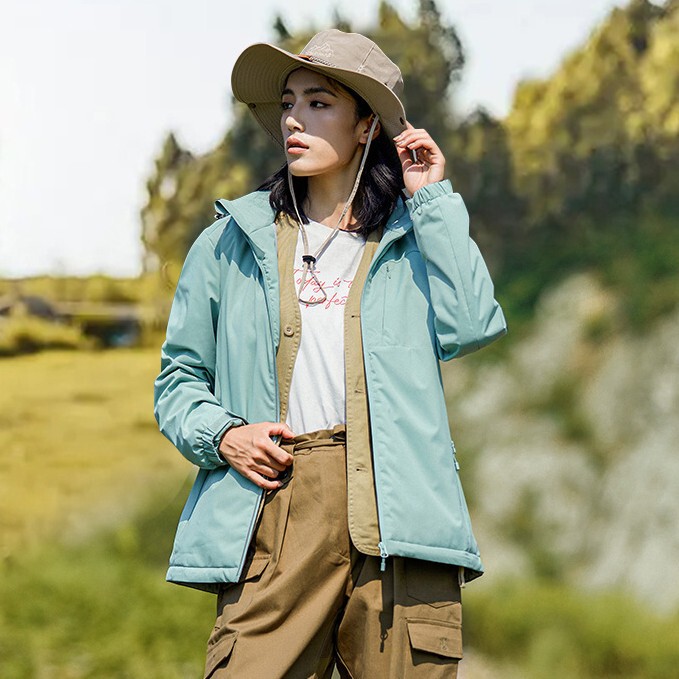 Men's and Women's Outdoor Sports Mountaineering Clothing Plus Velvet Thickened Windproof Fishing Clothing Warm Jacket