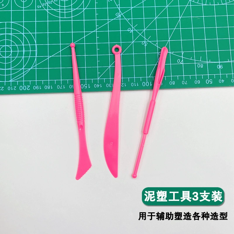 Clay handmade, tools set, ceramics, minifigure, material