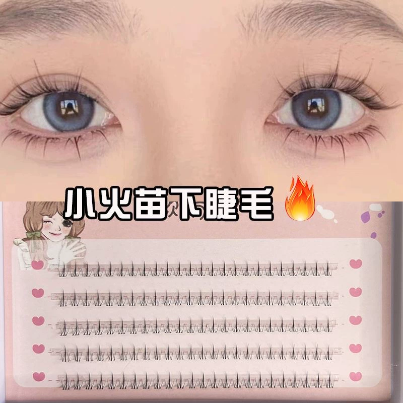 Capacious comics for eyelashes, realistic false eyelashes, 6mm