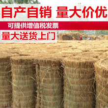 稻草帘子草帘草苫子道路防滑草垫子编织草袋草包混凝土防冻寒保温