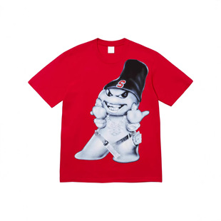 25FW Snowman Tee ѩ��ӡ�����޶���T��A�I�������Ů�����l