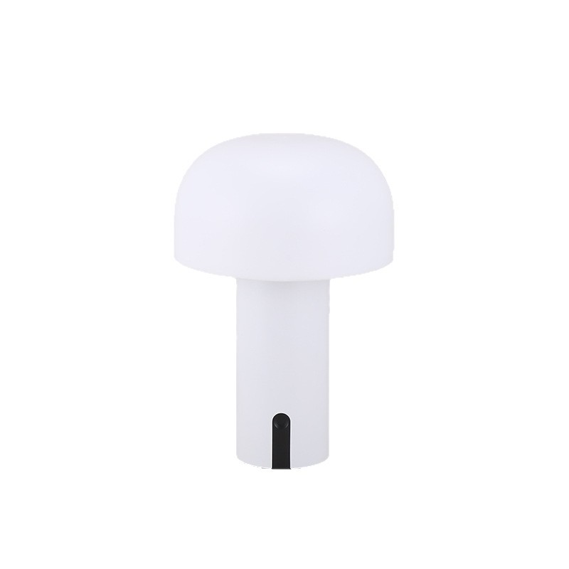 Lámpara LED portátil creativa con forma de hongo, lámpara de mesa decorativa, lámpara de noche recargable por USB con control táctil.