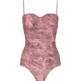 连体硬包抽褶显瘦比基尼泳装清新大小胸D2311