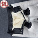 Sheepskin Pants Leather Wool Pants High Waist Deep Crotch Leather Pants Cold-proof Warm Fall/Winter Sheepskin Liner Pants