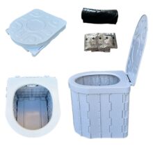 户外露营出行野外便捷马桶简易折叠收纳移动厕所节省空间容易携带