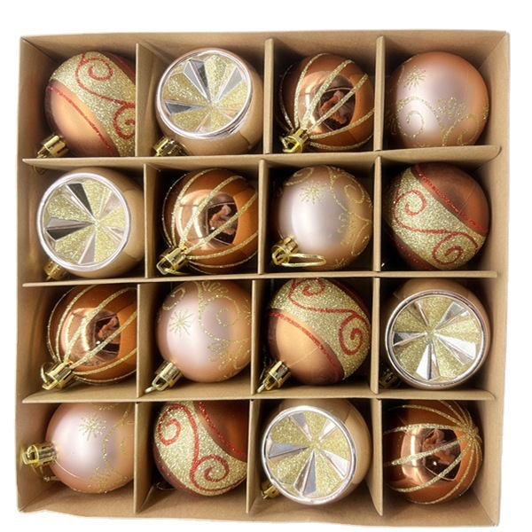 2023 popular BOLA DE Navidad árbol de Navidad decoraciones decorativas bola colorida superficie brillante vacaciones decoración de la boda suministros al por mayor