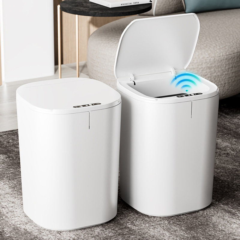 クロスボーダー誘導ゴミ箱家庭用スマートゴミ箱蓋付きトイレ風呂防水ゴミ捨て筒プレゼント代発|undefined
