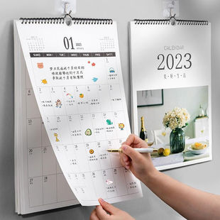 Minimalist 2023 Calendar New Style Ins Large 2024 Wall-Mounted Planner Check-In