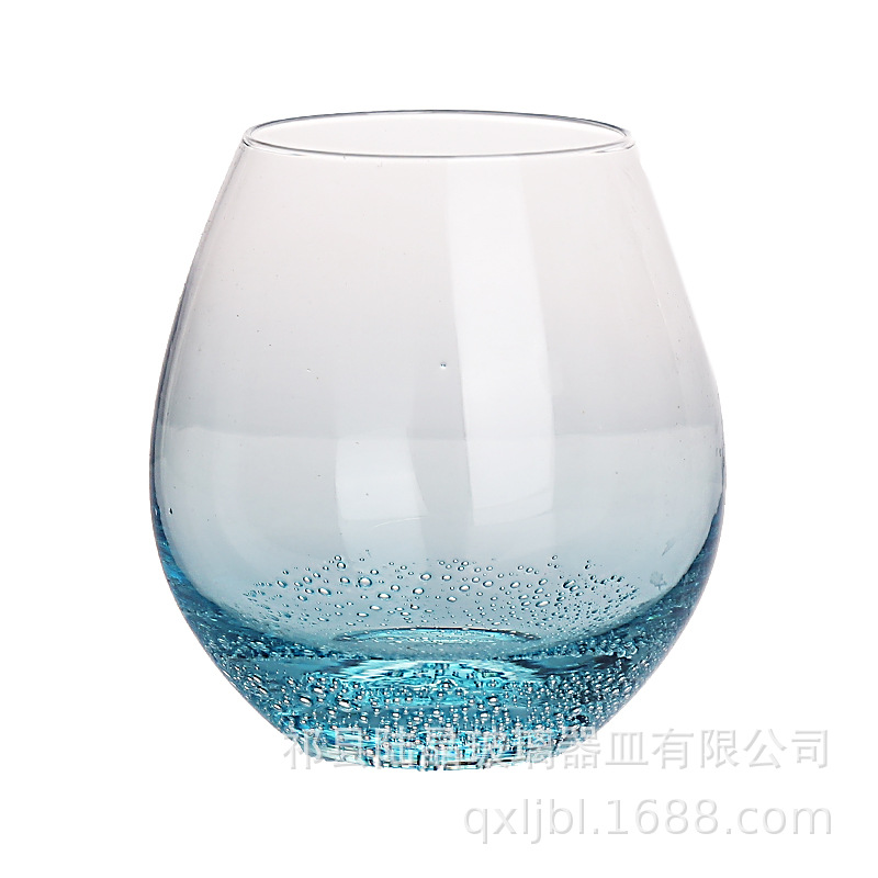 Lu Jing creativo burbuja de cristal taza de huevo taza de jugo de vidrio taza de agua flor taza de té whisky copa de vino al por mayor
