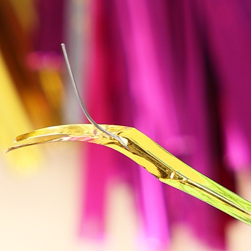 Factory direct sale 8cm colored food sealing ribbon, food gift, food sealing and tying ribbon, gold and silver tying thread