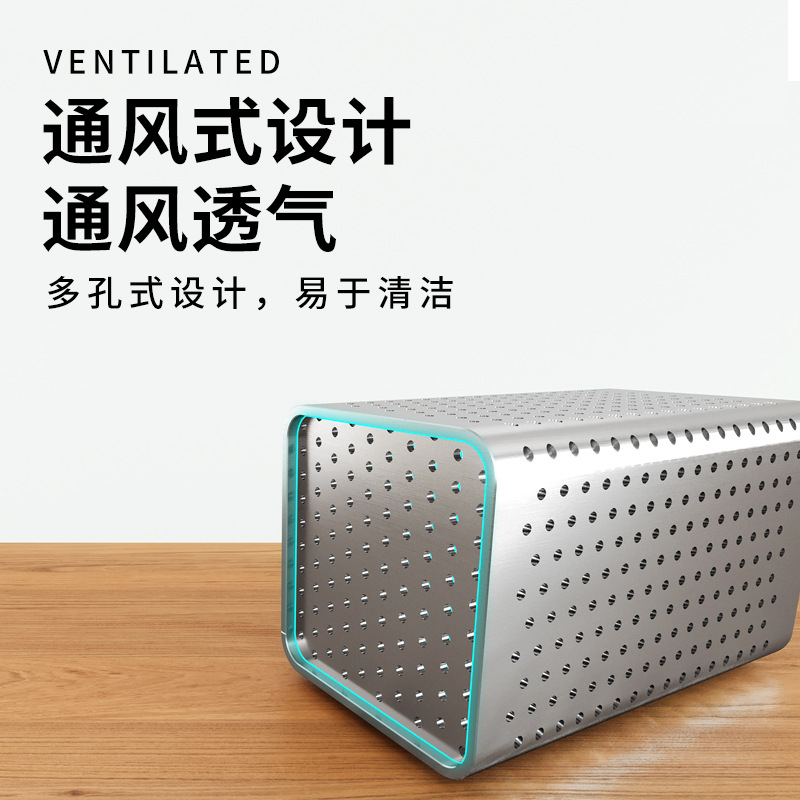 Stainless Steel Chopstick Holder, Kitchen-Style Hanging Chopstick Cage, Square Drainage Rack, Mold-Resistant Drainage Tube, Household Storage Organizer