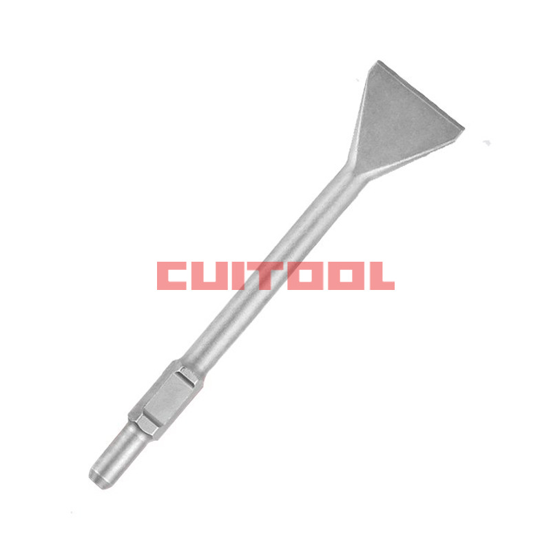 Electric Hammer Flattening Chisel Manufacturer Electric Hammer Alloy Steel Chisel Round Handle Flat Chisel Concrete Cement Decoration Impact Chisel Stone Worker Chisel