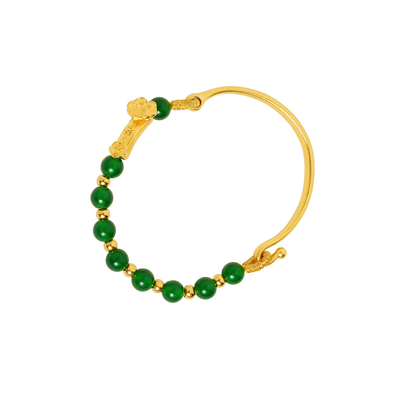 Vietnam Sha Jin Guochao Ruyi viento chino pulsera pulsera de jade mujer lujoso ligero joyas auspiciosas joyas al por mayor