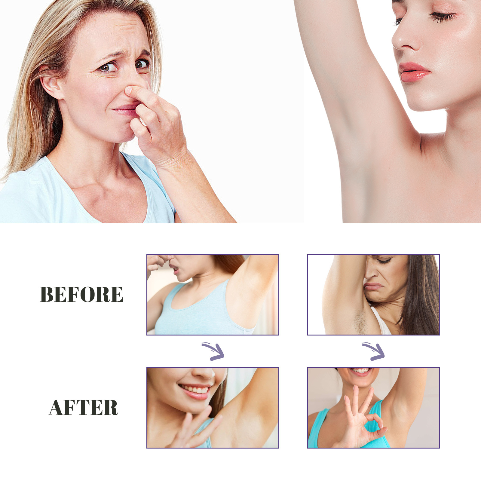 EELHOE Deodorant Cream Cleansing Armpit Sweating Foggy Odor, Underarm Brightening, Refreshing, and_voghion.com