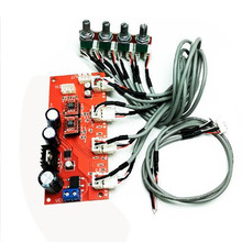 AD828音调板HIFI功放前级板高中低音平衡放大板电位器分离单电源