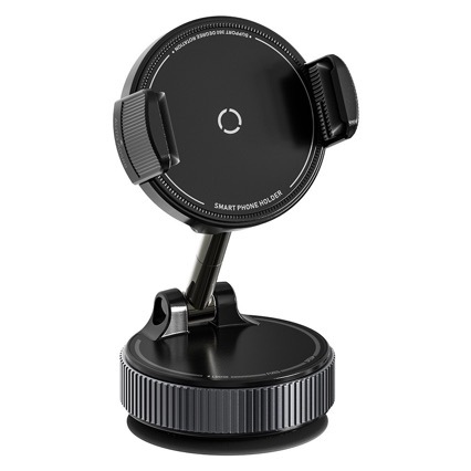 Popular Magnetic Car Phone Holder with Vacuum Suction, Rotatable and Foldable, for Car Center Console