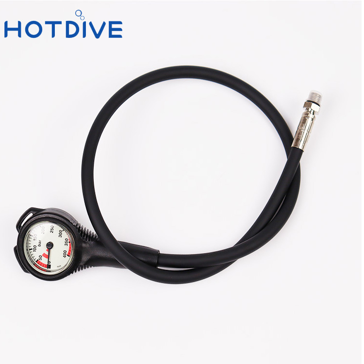 Hotdive Italia importó el salto luminoso solo indicador común del indicador de presión de aire que bucea el indicador de presión residual del indicador de presión calibrador de repuesto