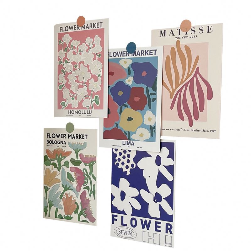 고화질 잉크젯 사진 광고 포스터 스프레이 인쇄 PP 접착 포스터 스티커 벽 인쇄 사용자 정의