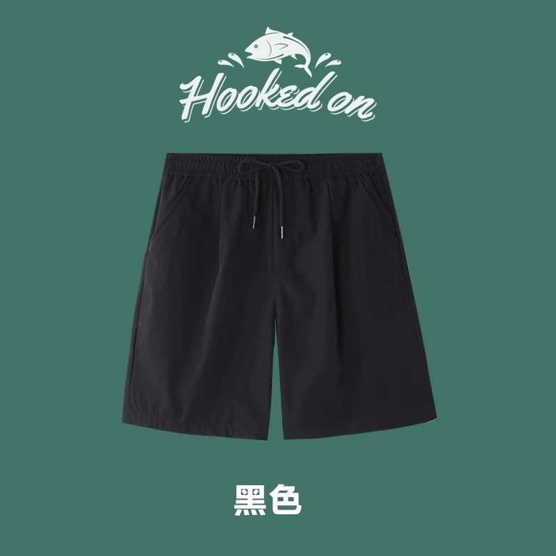 Летние шорты Quick-Dry шелково-смесовые, Oversize корейский стиль, повседневный отдых