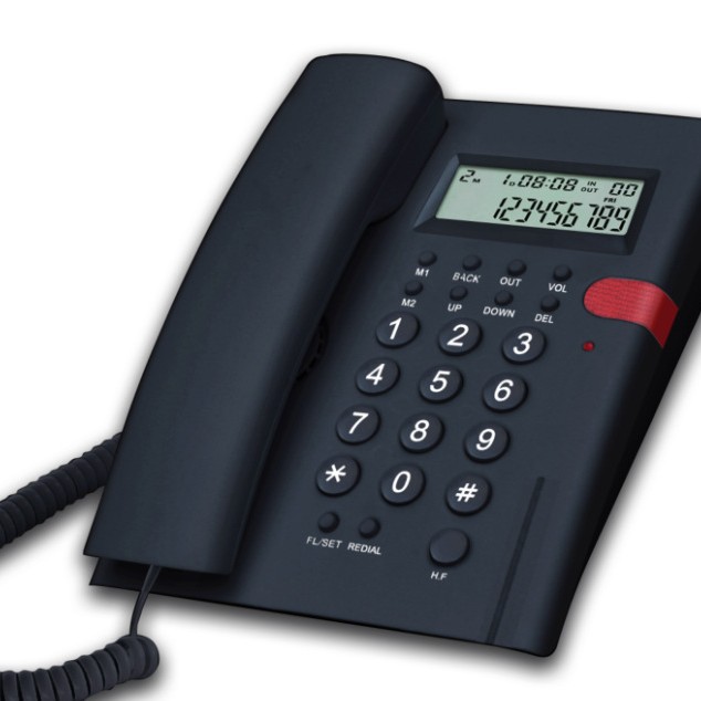 Manufacturer Wholesale Hotel Telephone Business Office Telephone Landline Guest Room Corded Table Wall 2-Use Telephone